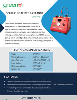 Spark Plug Tester-Cleaner Borchure